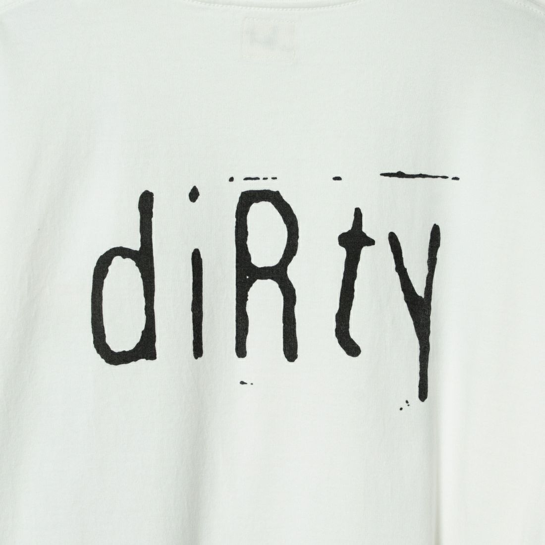 blurhms ROOTSTOCK [ブラームス ルーツストック] diRty ワイドプリントTシャツ [BROOTS24S34SONIC7] 01 WHITE
