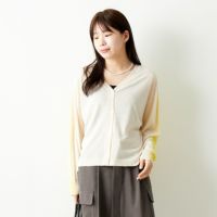 IVORY/YELL&&モデル身長：167cm 着用サイズ：F&&