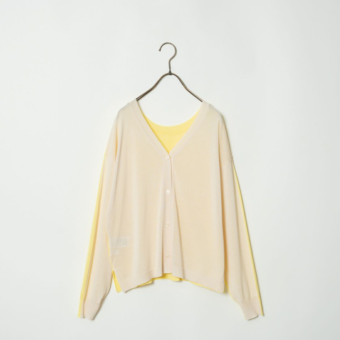 Jeans Factory Clothes [ジーンズファクトリークローズ] 2WAY UVカットカーディガン [116-5026] IVORY/YELL