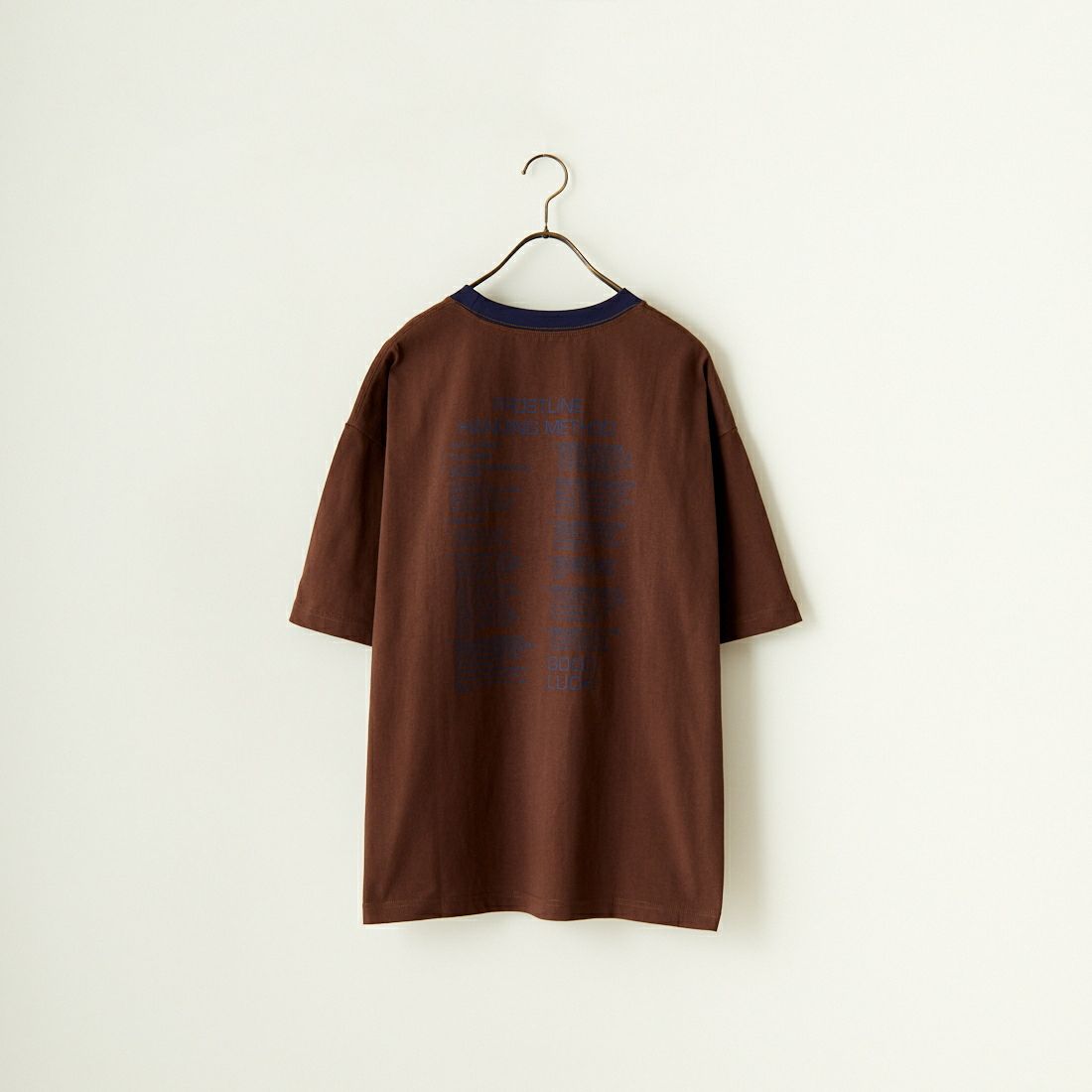 frostline [フロストライン] 別注 バックプリントTシャツ [FL-CST-IN4-JF] BROWN