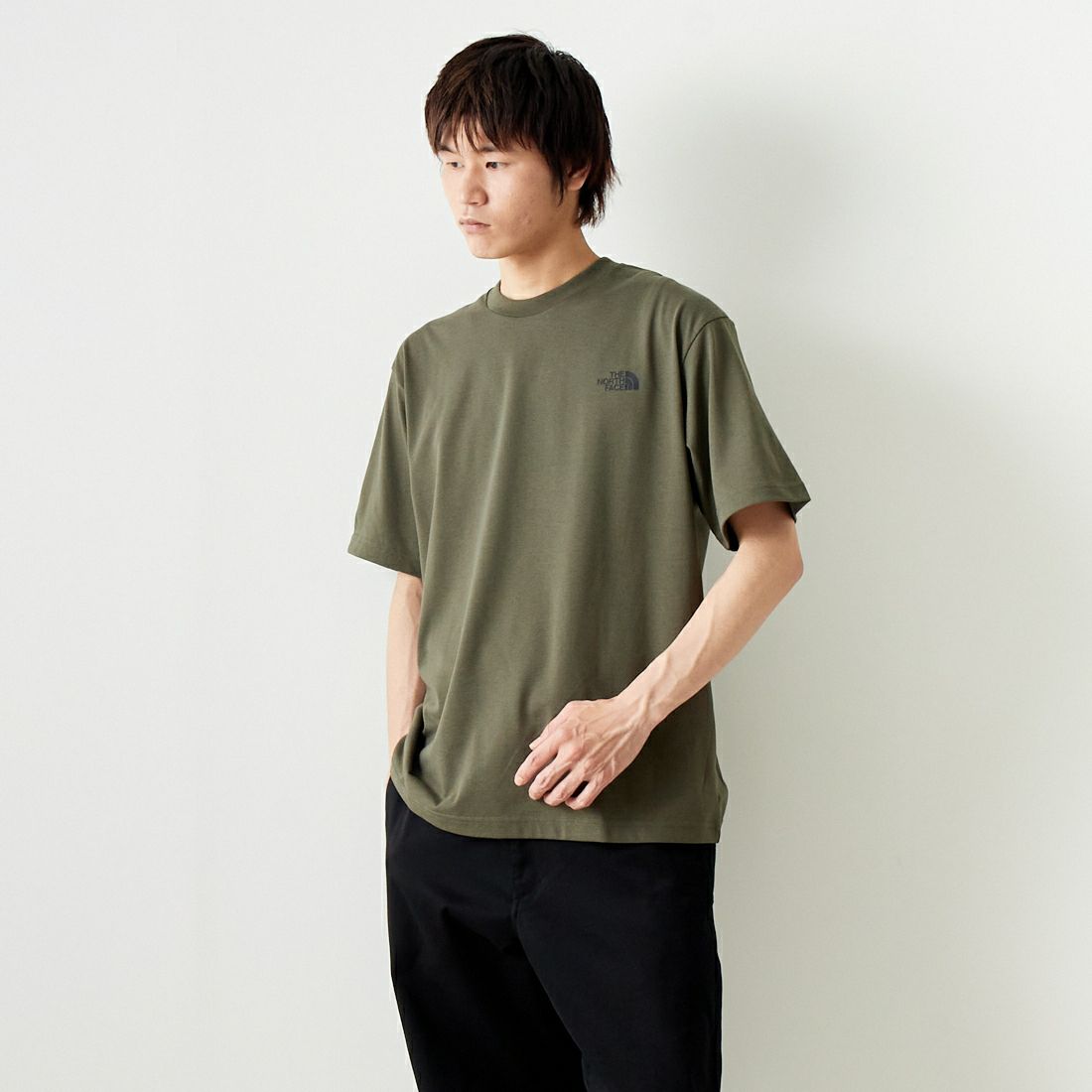 THE NORTH FACE [ザ ノースフェイス] ショートスリーブ TNFライトニングTシャツ [NT32457] NT &&モデル身長：182cm 着用サイズ：XL&&