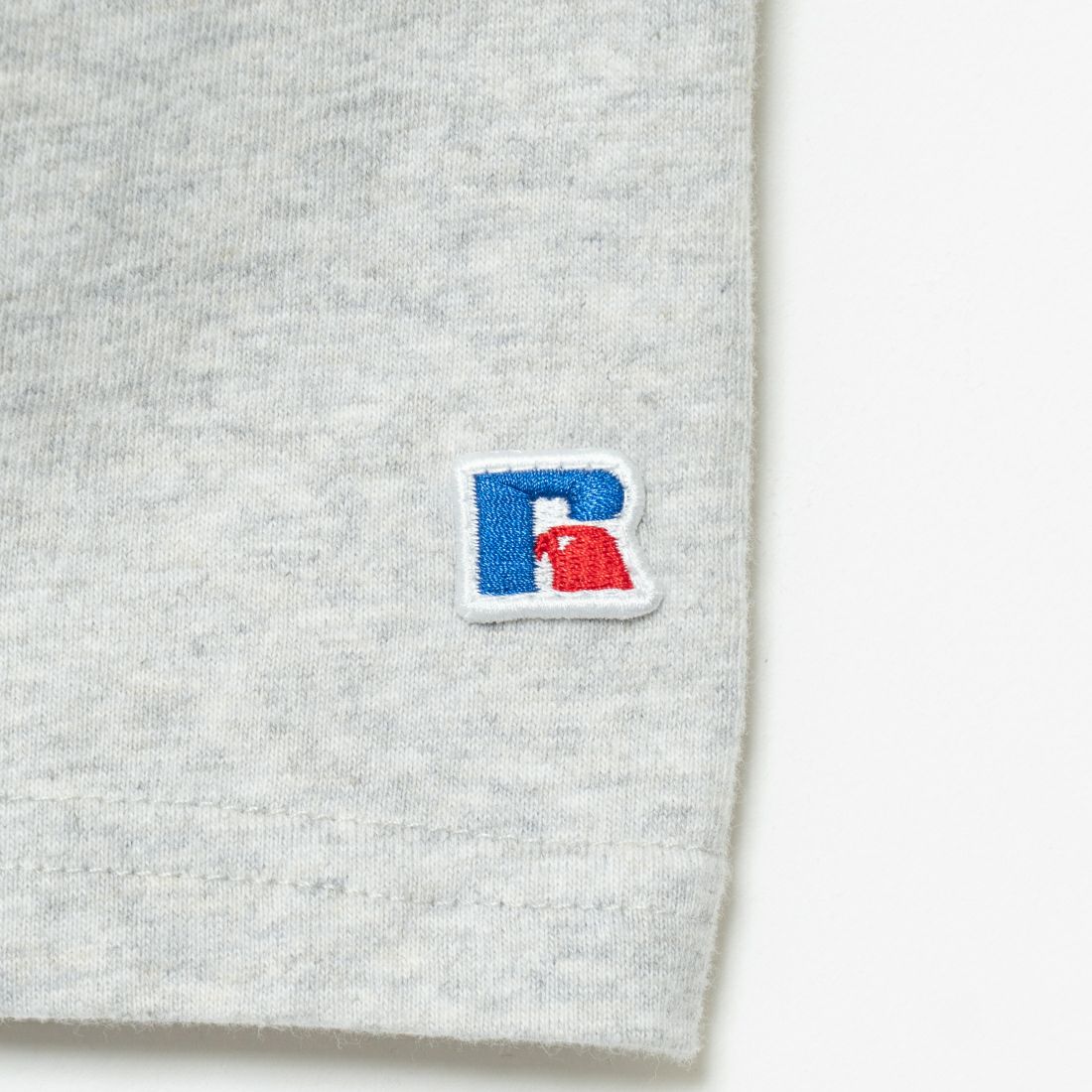 Berkley × RUSSELL ATHLETIC [バークレー × ラッセルアスレチック] 別注 CATCH MORE FISH バックプリントTシャツ [RBK-24175IN-JF1] ASH