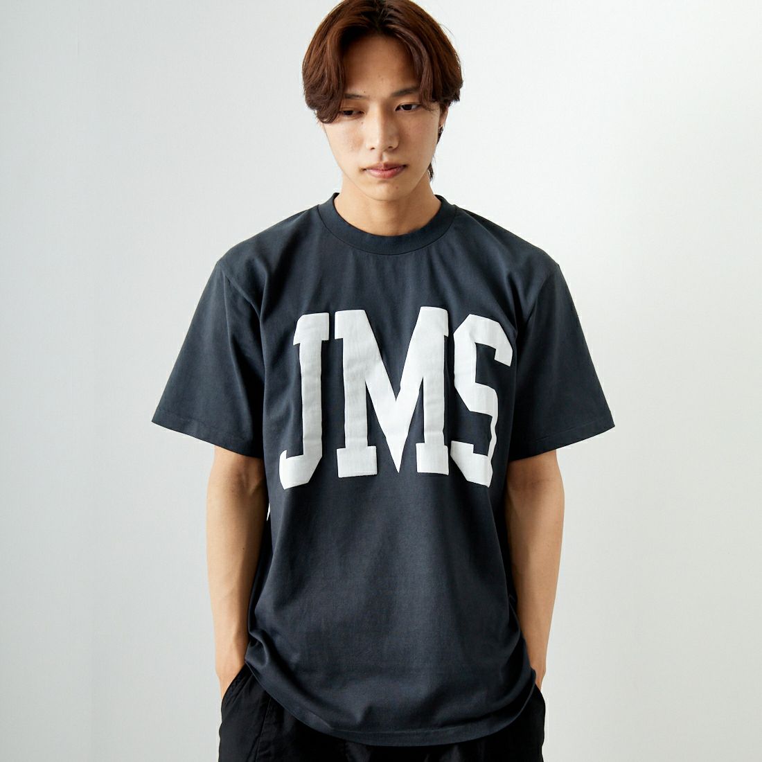 BLACK&&モデル身長：179cm 着用サイズ：L&&