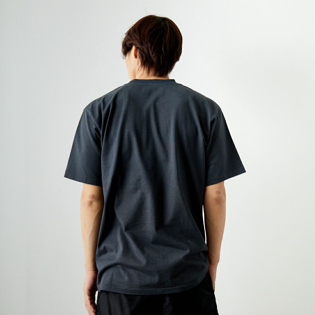 JACKSON MATISSE [ジャクソンマティス] JMS Tシャツ [JM24SS029] BLACK &&モデル身長：179cm 着用サイズ：L&&