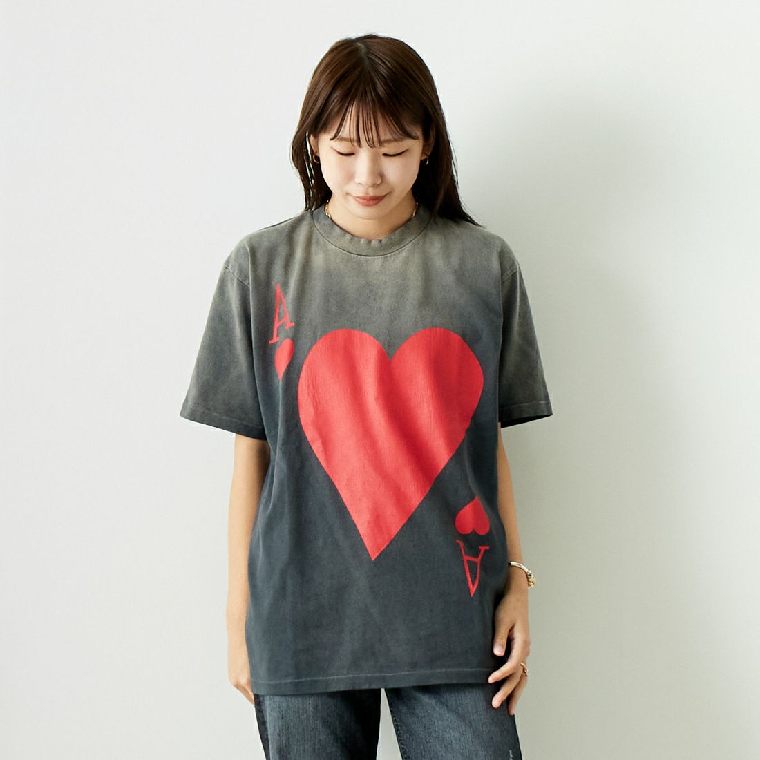 BLACK&&モデル身長：167cm 着用サイズ：M&&