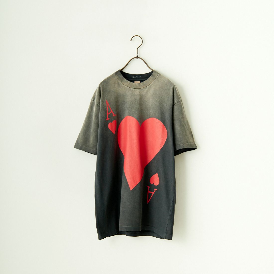 JACKSON MATISSE [ジャクソンマティス] ハートA Tシャツ [JM24SS031] BLACK