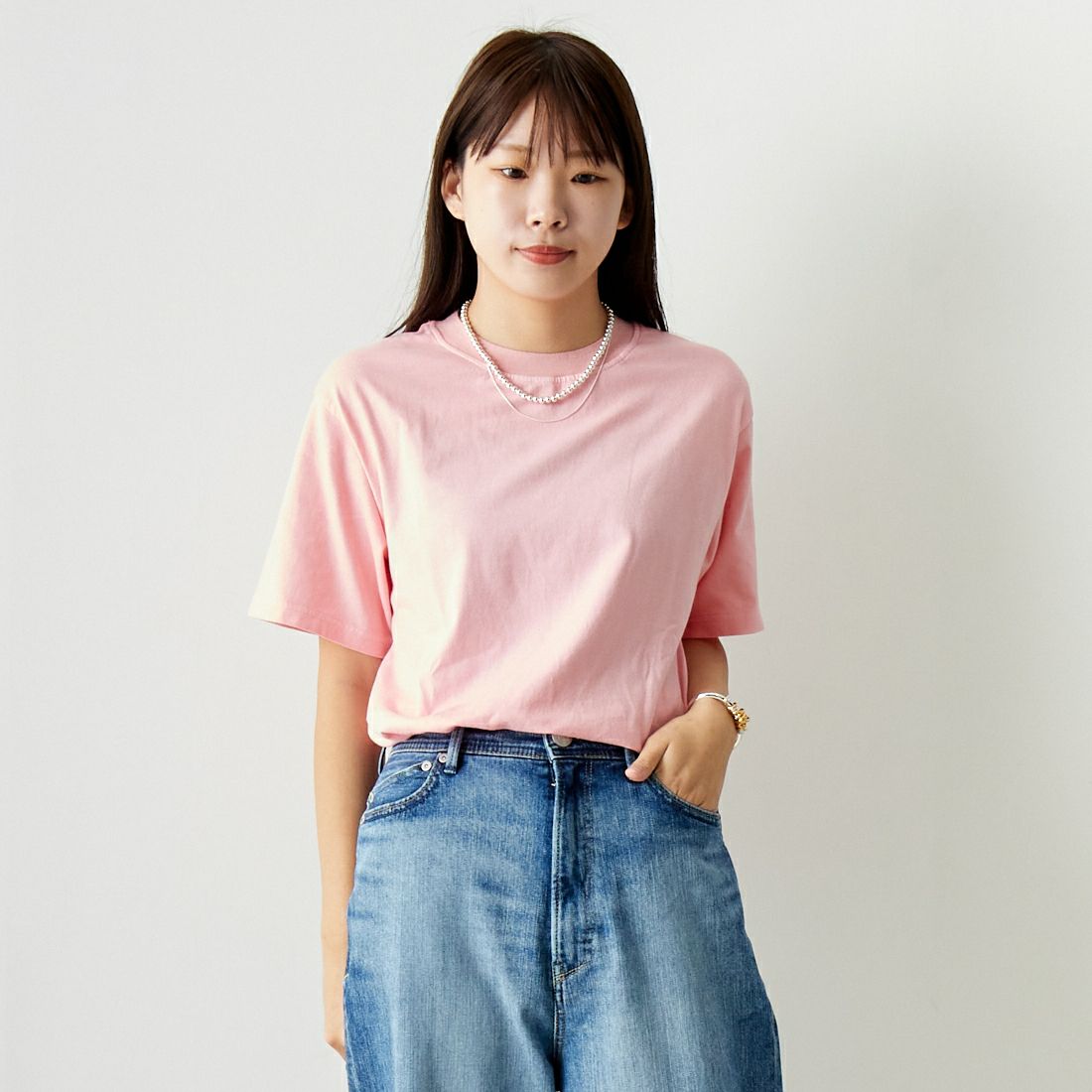 Yonetomi [ヨネトミ] ニューベーシック ガーメントダイTシャツ [95-242-035]