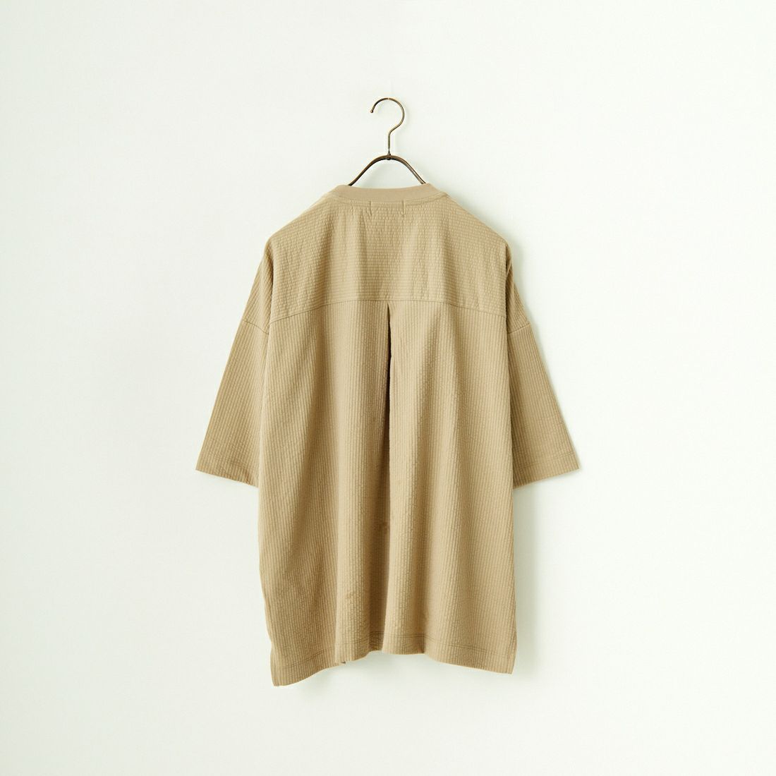 Jeans Factory Clothes [ジーンズファクトリークローズ] カットサッカータッククルーTシャツ [AK241715] GREYGE