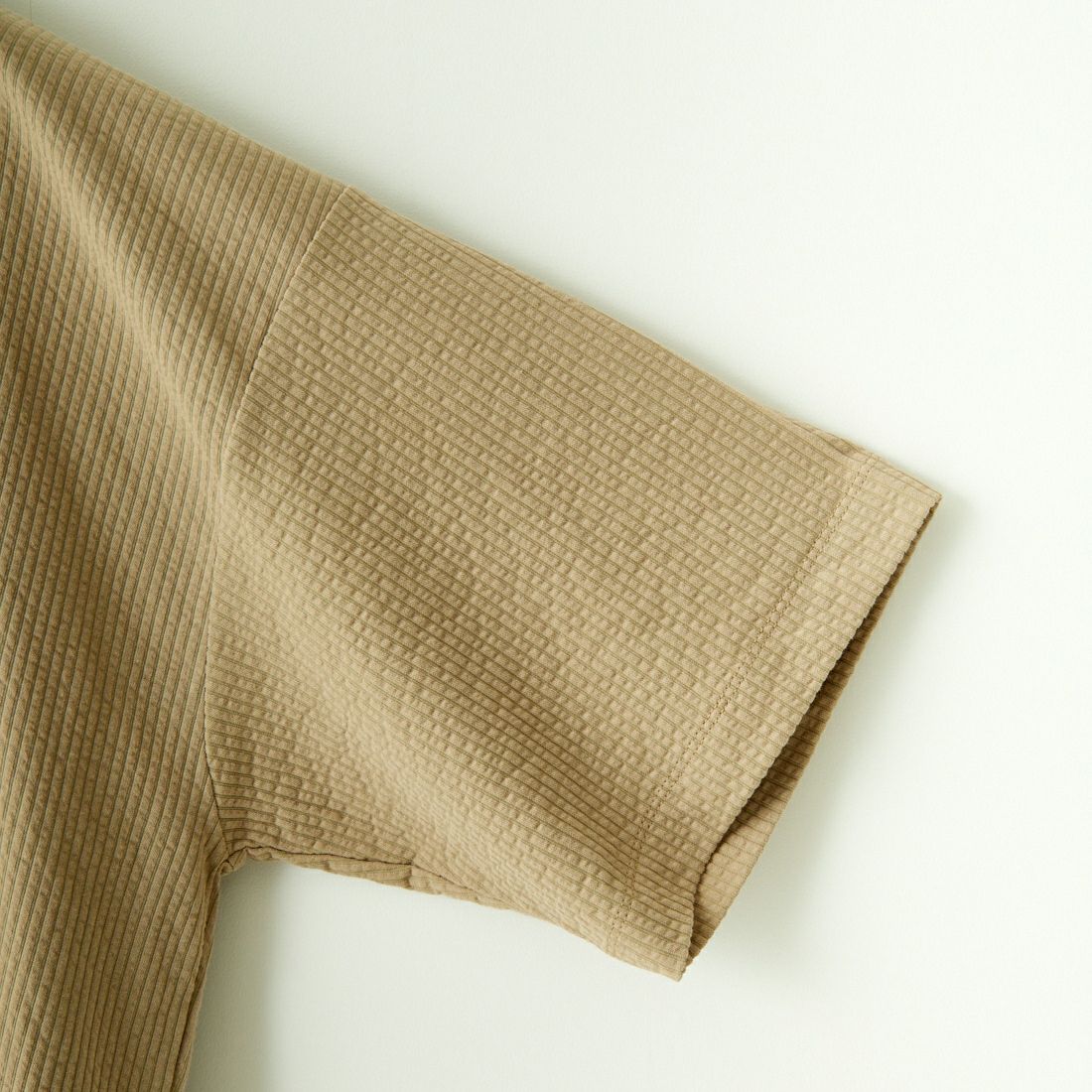 Jeans Factory Clothes [ジーンズファクトリークローズ] カットサッカータッククルーTシャツ [AK241715] GREYGE