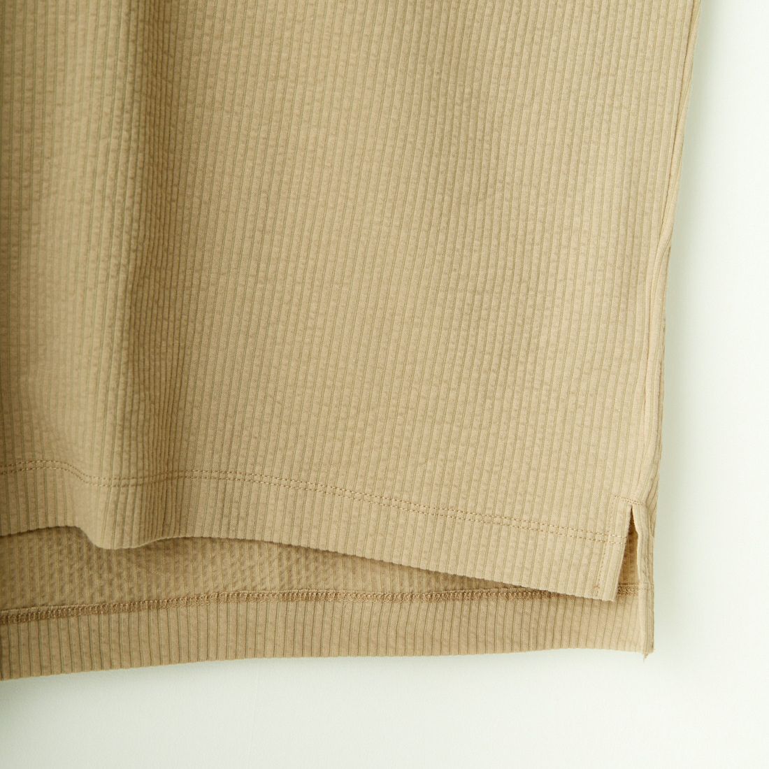 Jeans Factory Clothes [ジーンズファクトリークローズ] カットサッカータッククルーTシャツ [AK241715] GREYGE