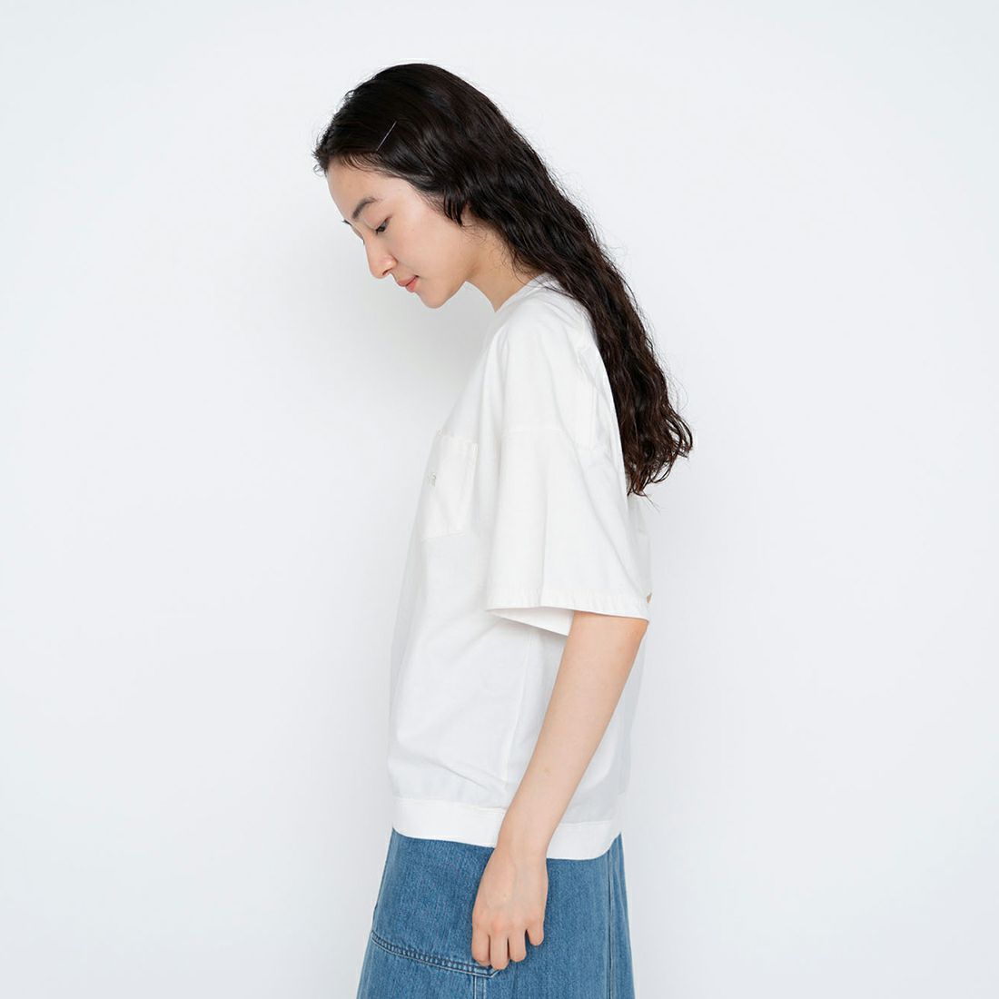 THE NORTH FACE PURPLE LABEL [ザ ノースフェイス パープルレーベル] ハイバルキーポケットTシャツ [NT3422N] OW O.WHITE