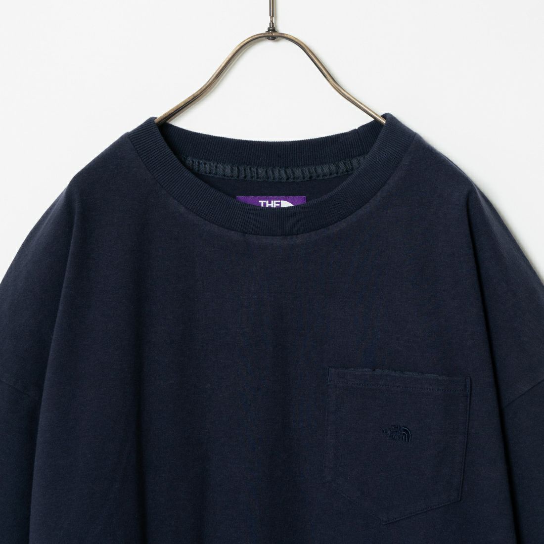 THE NORTH FACE PURPLE LABEL [ザ ノースフェイス パープルレーベル] ハイバルキーポケットTシャツ [NT3422N] N NAVY