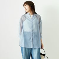 86 ﾗｲﾄﾌﾞﾙｰ&&モデル身長：167cm 着用サイズ：F&&