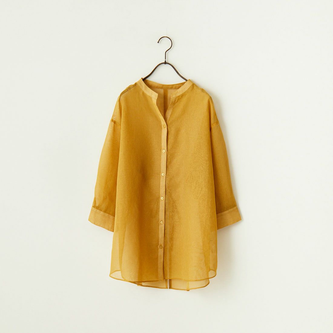 Jf Ready Made [ジェイエフレディメイド] シアーリネンバックリボンシャツ [754376] 53 ﾏｽﾀｰﾄﾞ