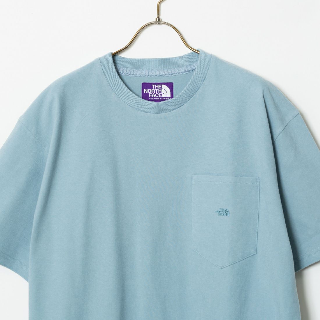 THE NORTH FACE PURPLE LABEL [ザ ノースフェイス パープルレーベル] ハイバルキーポケットTシャツ [NT3422N] SX SAX