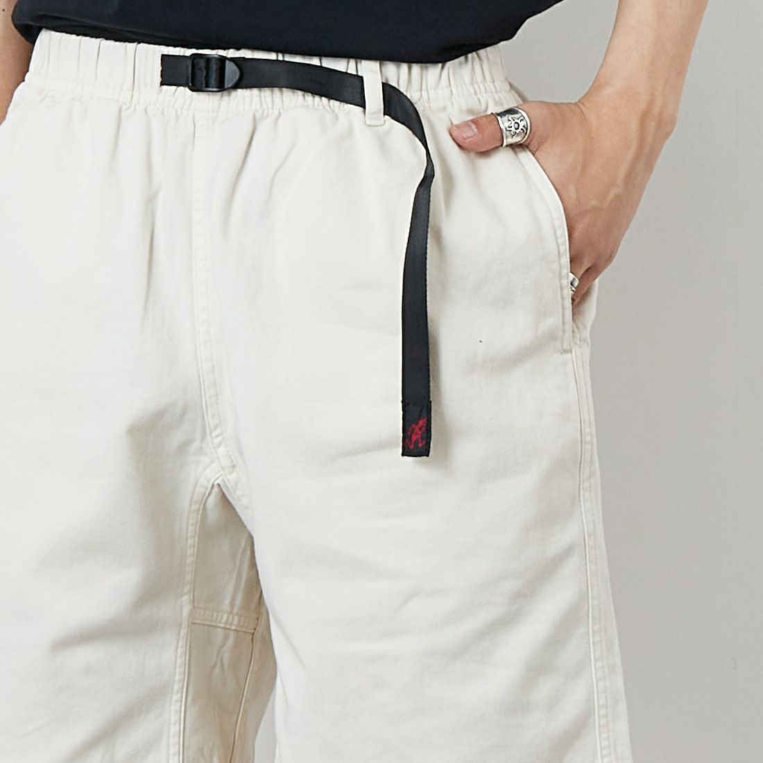 GRAMiCCi [グラミチ] Gショーツ [G101-OGT] GREIGE &&モデル身長：179cm 着用サイズ：L&&