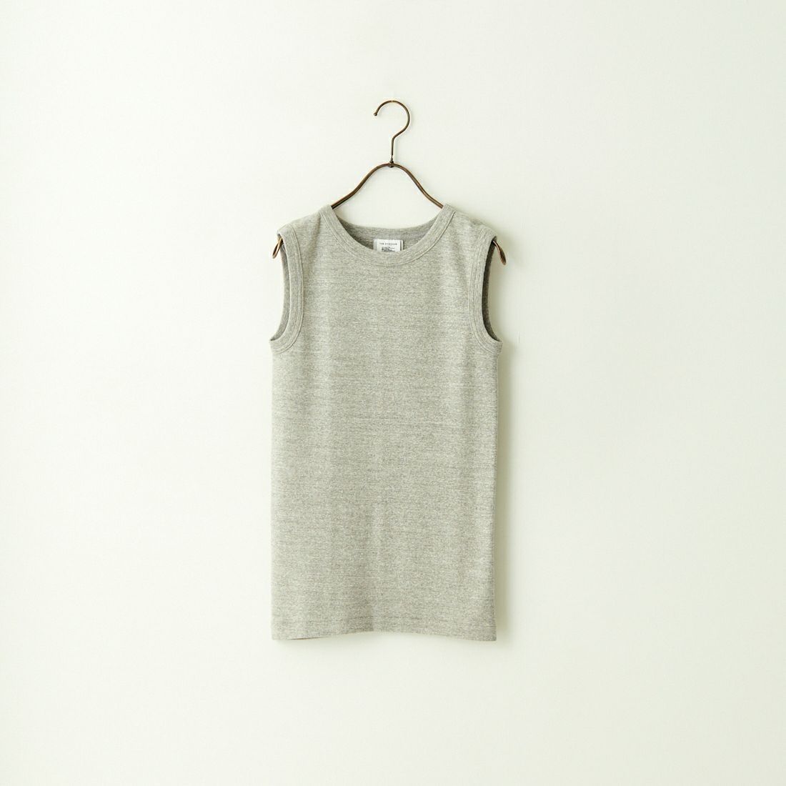 THE SHINZONE [ザ シンゾーン] サーキュラーリブ ノースリーブTシャツ [24MMSCU07] 06 GRAY