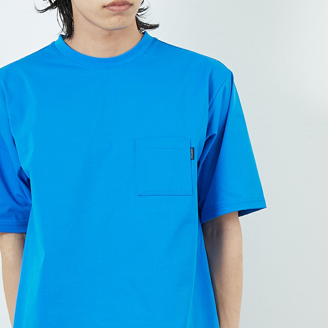 THE NORTH FACE [ザ ノースフェイス] ショートスリーブ エアリーポケットTシャツ [NT12447] HB &&モデル身長：179cm 着用サイズ：M&&