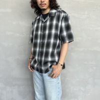 BLK/WHT&&モデル身長：173cm 着用サイズ：L&&