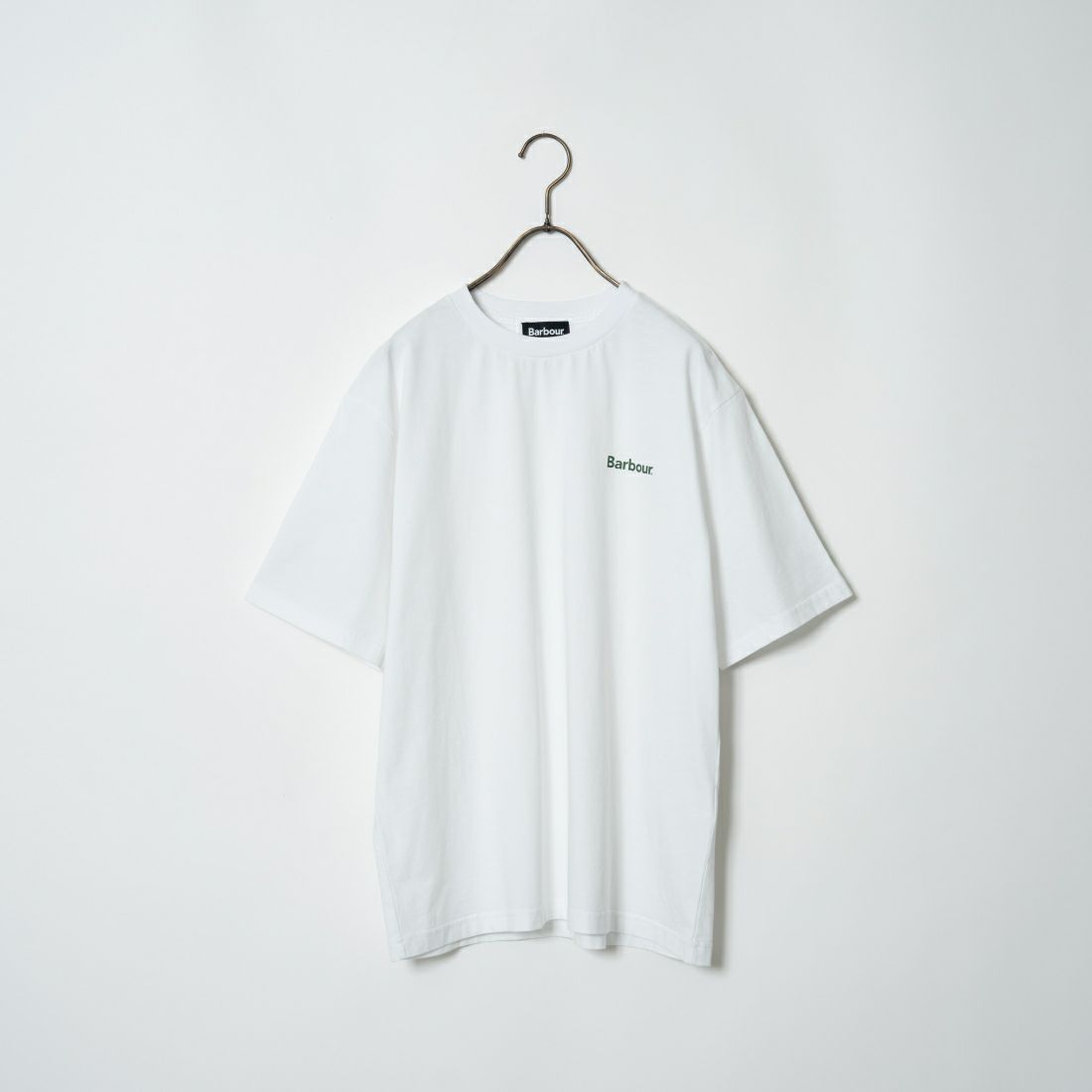 Barbour [バブアー] スモールバブアーロゴTシャツ [241MTSG005] WHITE