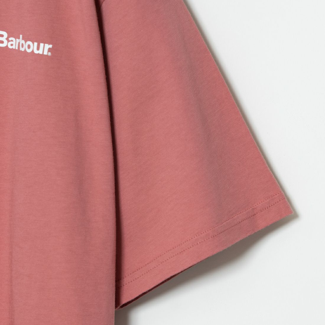Barbour [バブアー] スモールバブアーロゴTシャツ [241MTSG005] DK.PINK