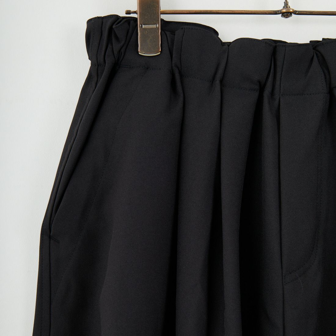 mizuiro ind [ミズイロインド] ワイドカーゴパンツ [1-260016] 99 BLACK