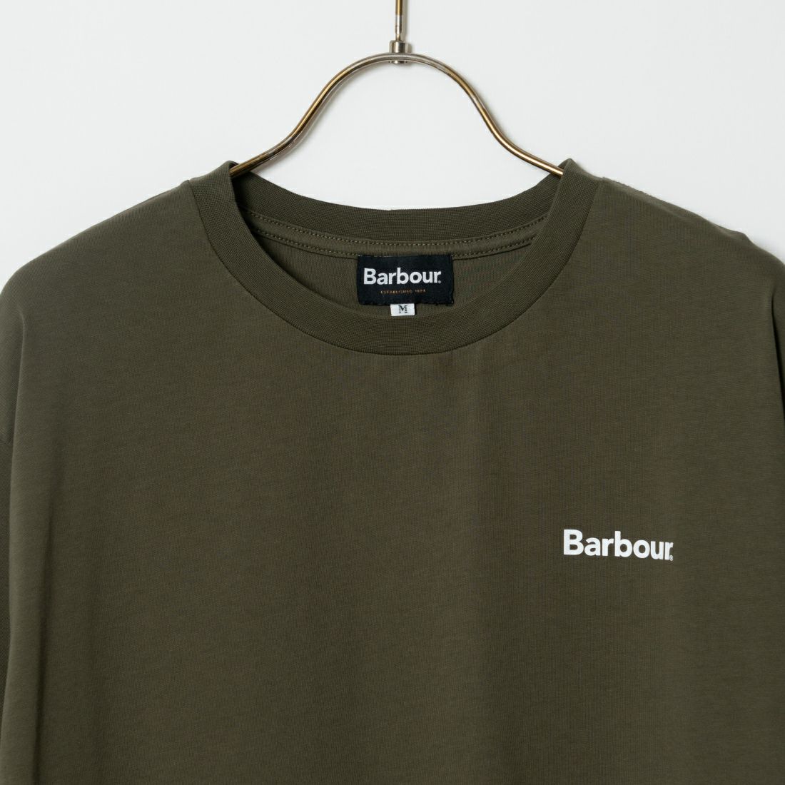 Barbour [バブアー] ベーシックバブアーロゴTシャツ [241MTSG004] SAGE