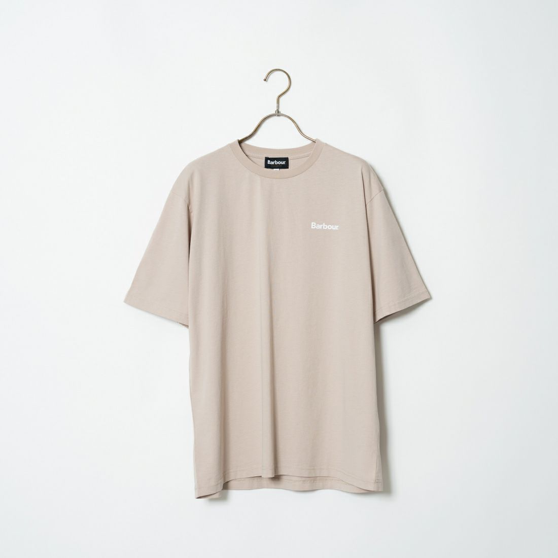 Barbour [バブアー] スモールバブアーロゴTシャツ [241MTSG005] BEIGE