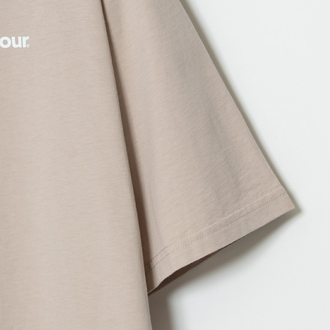 Barbour [バブアー] スモールバブアーロゴTシャツ [241MTSG005] BEIGE