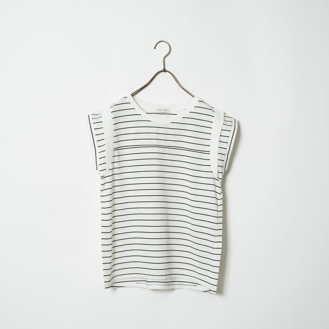 Jf Ready Made [ジェイエフレディメイド] ドライコットン ノースリーブTシャツ [7124341] ｵﾌ/ﾌﾞﾗｯｸ