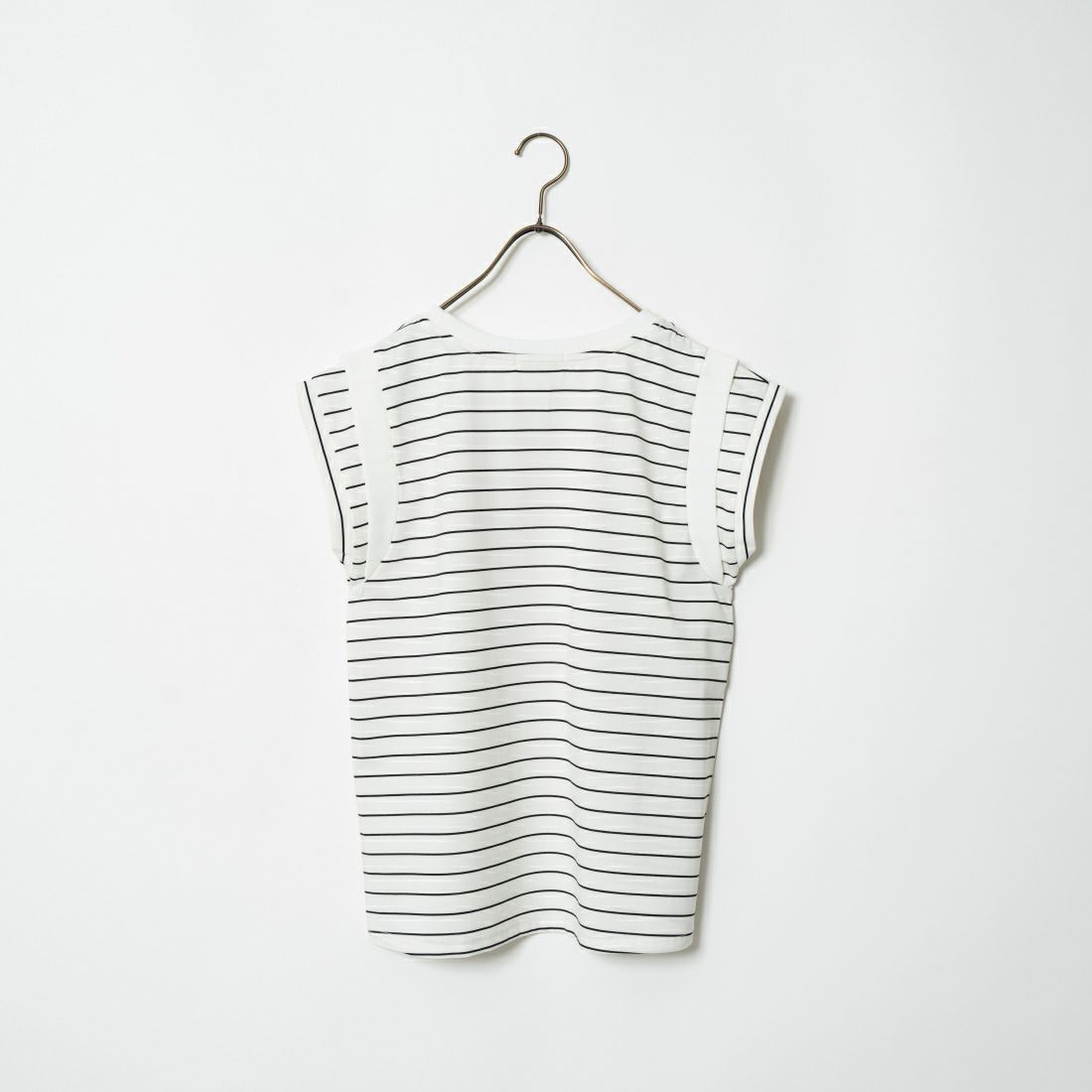 Jf Ready Made [ジェイエフレディメイド] ドライコットン ノースリーブTシャツ [7124341] ｵﾌ/ﾌﾞﾗｯｸ