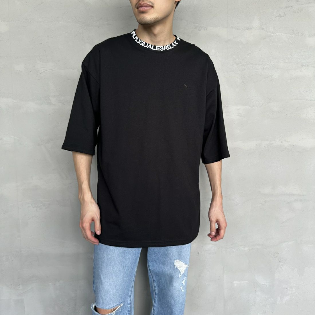 BLACK&&モデル身長：168cm 着用サイズ：XL&&