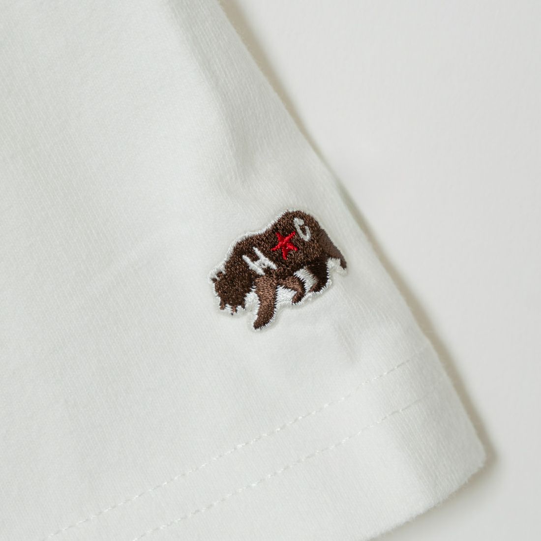 HELLO CALIF [ハローカリフ] 7.1oz天竺プリントTシャツ [HC-242-032] C WHITE