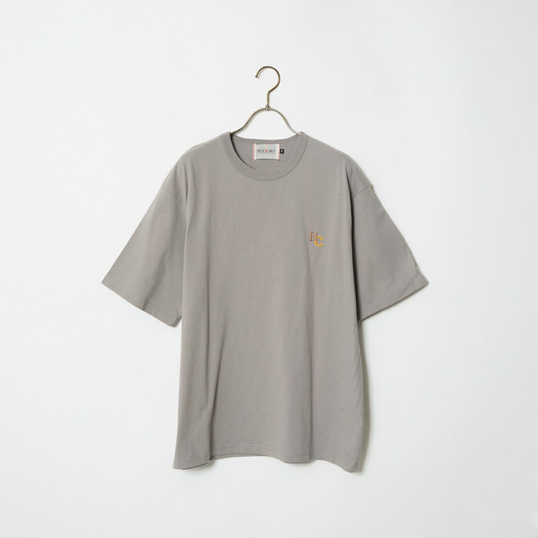 HELLO CALIF [ハローカリフ] 7.1oz天竺プリントTシャツ [HC-242-032] A GREY