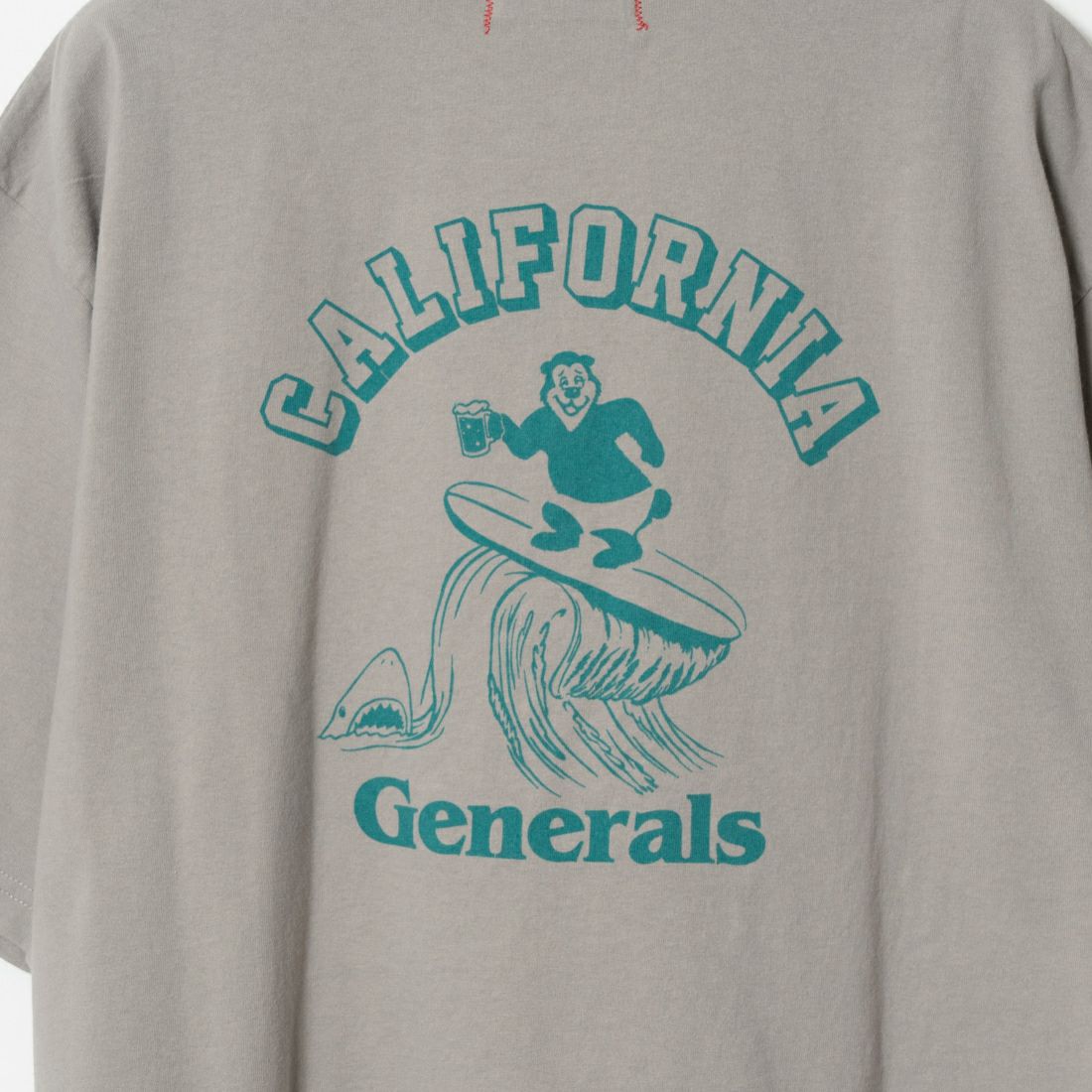 HELLO CALIF [ハローカリフ] 7.1oz天竺プリントTシャツ [HC-242-032] A GREY