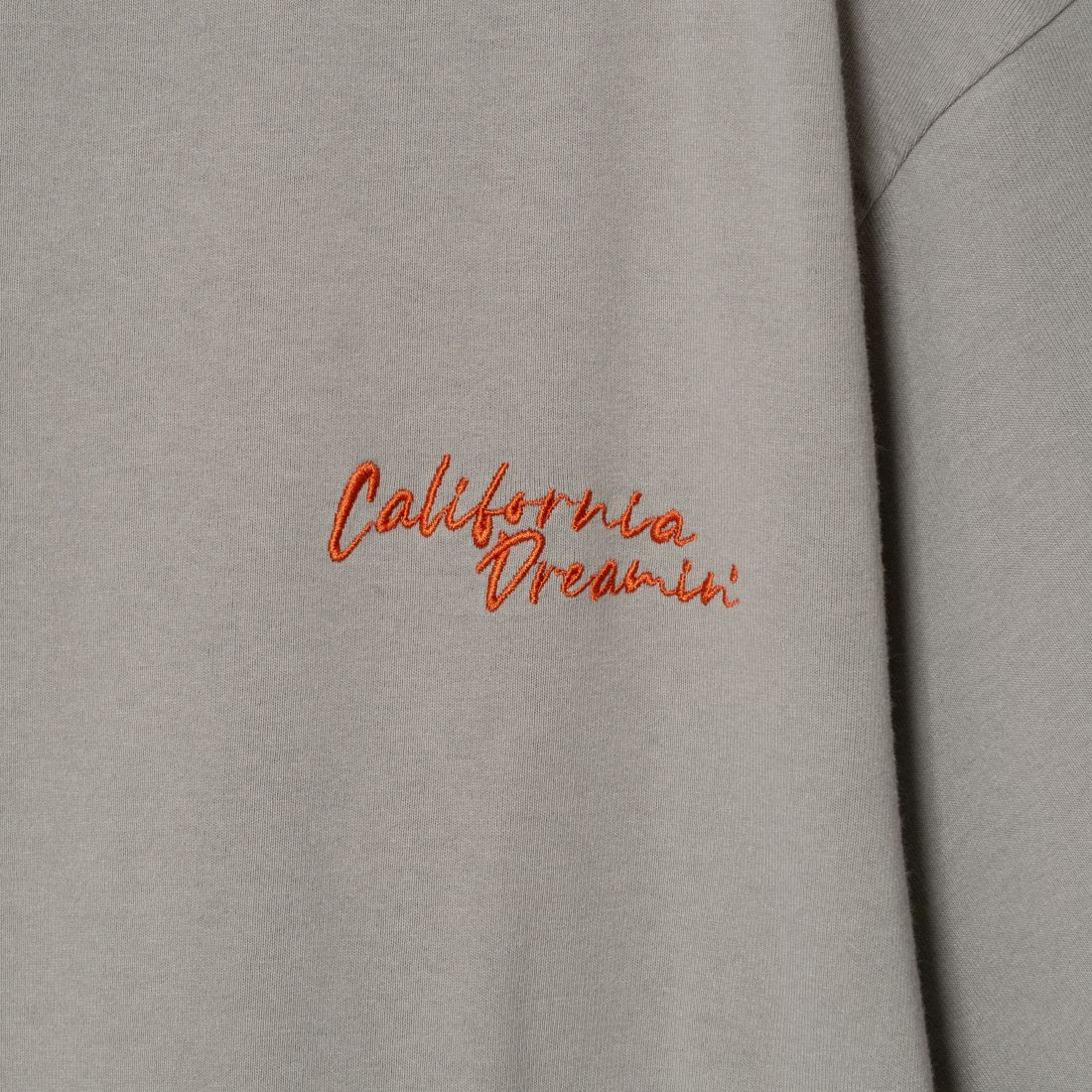 HELLO CALIF [ハローカリフ] 7.1oz天竺プリントTシャツ [HC-242-032] D GREY