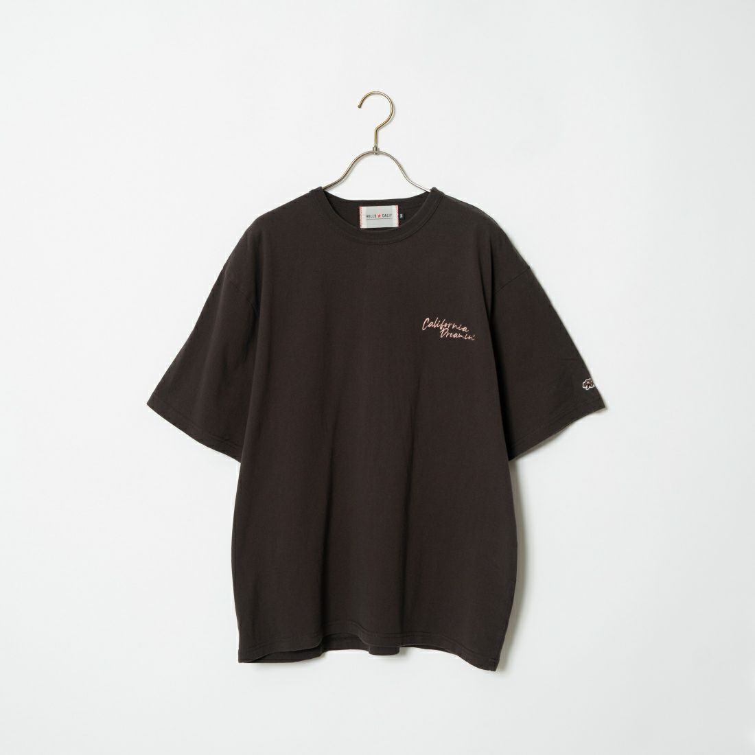 HELLO CALIF [ハローカリフ] 7.1oz天竺プリントTシャツ [HC-242-032] B SUMIKURO