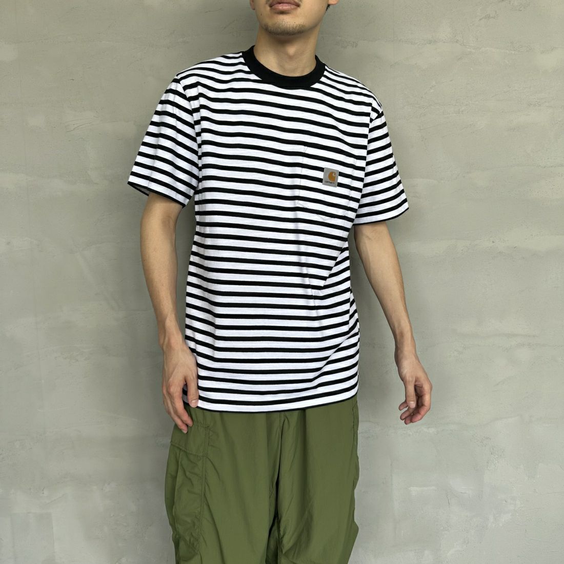 S.ST BLACK&&モデル身長：168cm 着用サイズ：M&&