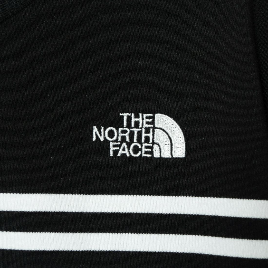 THE NORTH FACE [ザ ノースフェイス] ショートスリーブパネルボーダーTシャツ [NT32406] K