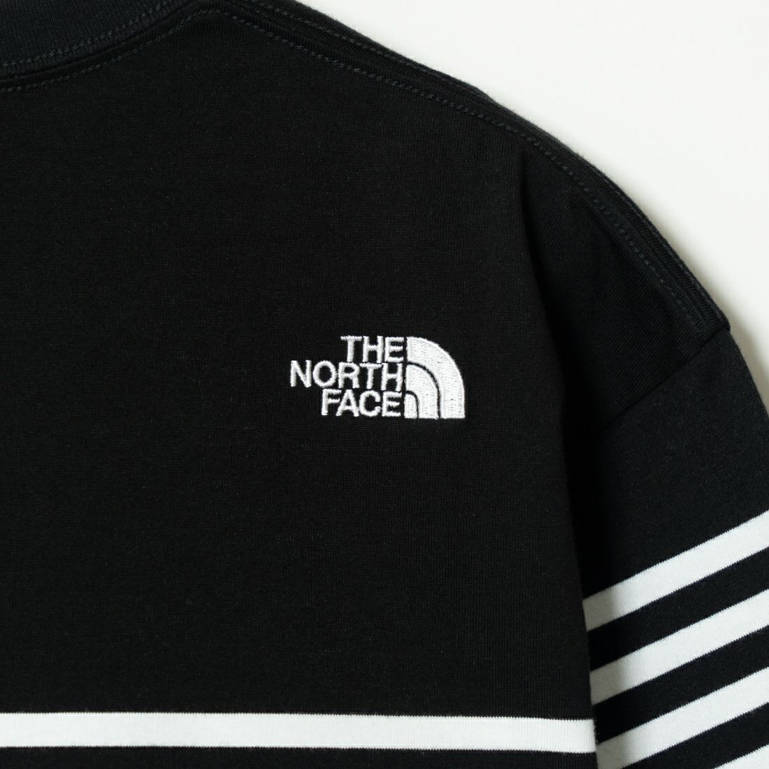 THE NORTH FACE [ザ ノースフェイス] ショートスリーブパネルボーダーTシャツ [NT32406] K