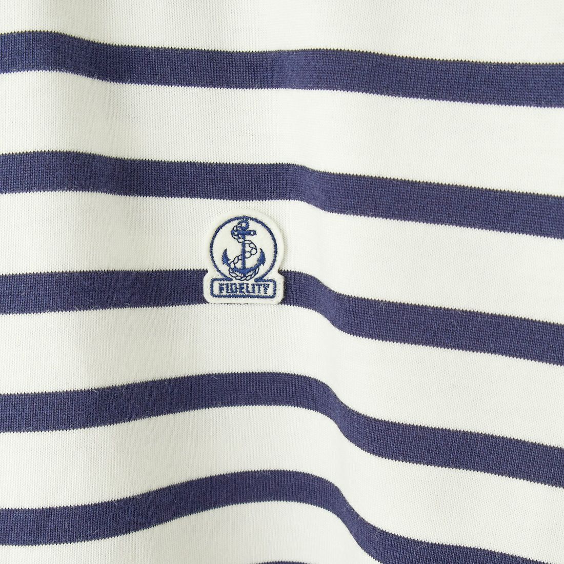 FIDELITY [フィデリティ] クルーネックボーダーTシャツ [M-24575005] 06 OFF/NVY