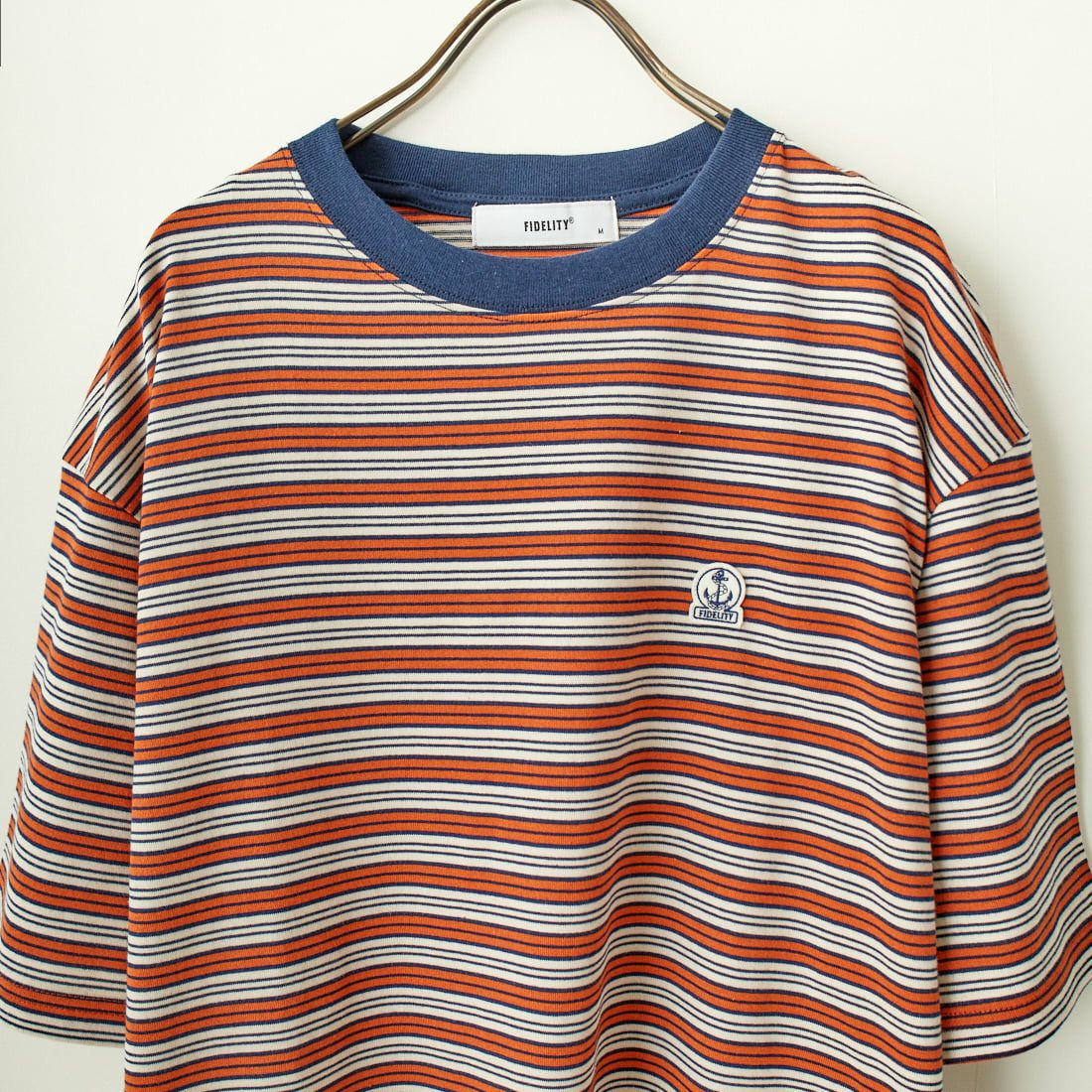 FIDELITY [フィデリティ] マルチボーダーTシャツ [FH-24575013] 23 ORANGE