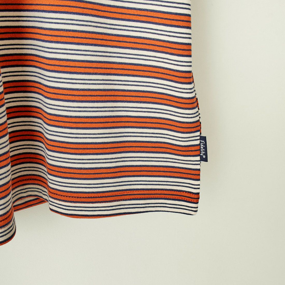 FIDELITY [フィデリティ] マルチボーダーTシャツ [FH-24575013] 23 ORANGE