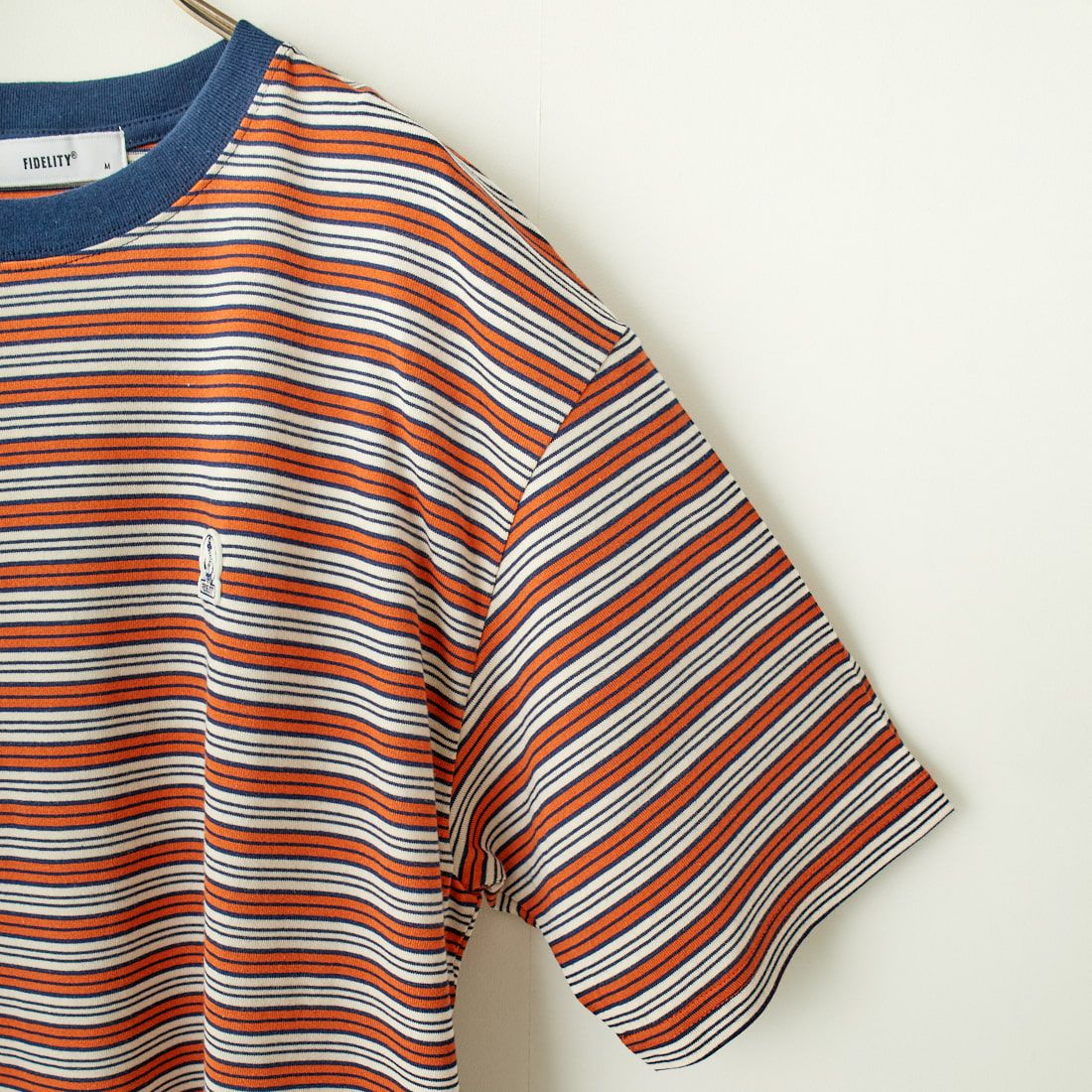 FIDELITY [フィデリティ] マルチボーダーTシャツ [FH-24575013] 23 ORANGE