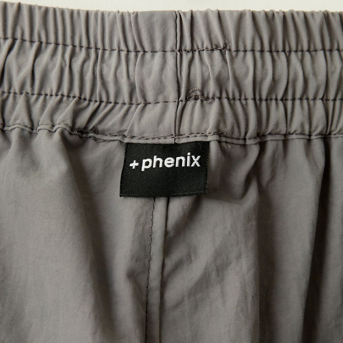 +phenix [プラスフェニックス] 別注 ドローコード イージーショートパンツ [POB-240011IN-JF] GRAY