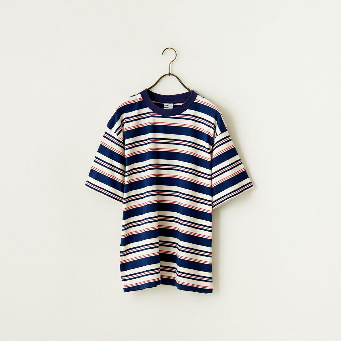 WALLA WALLA SPORT [ワラワラスポーツ] ショートスリーブ ストライプTシャツ [SS-STRIPE-TEE]