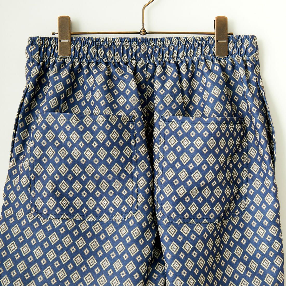 JE MORGAN [ジェイイーモーガン] 別注 総柄プリントショートパンツ [JE133-244-JF] NAVY