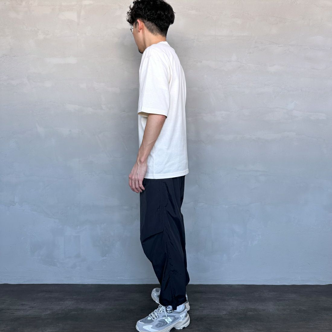 U.S.POLO ASSN. [ユーエスポロアッスン] 別注 ワンポイントロゴ刺繍 ショートスリーブTシャツ [PLM42216IN-JF] ｱｲﾎﾞﾘｰ &&モデル身長：168cm 着用サイズ：S&&