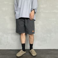 DENIM BLK&&モデル身長：173cm 着用サイズ：L&&