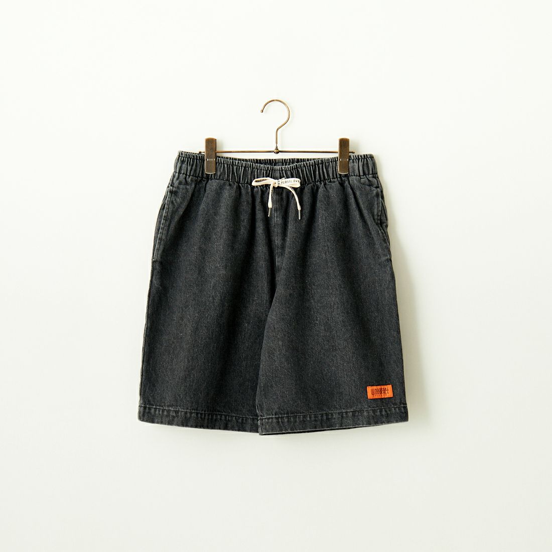 UNIVERSAL OVERALL [ユニバーサルオーバーオール] 別注 シェフショートパンツ [U2411657IN-JF] DENIM BLK